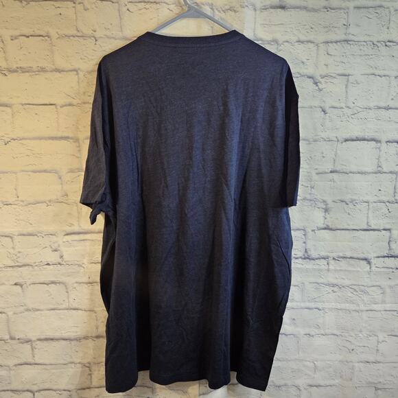 Polo Ralph Lauren Shirt Men XXL Blue V-Neck Embroidered Pony NEW - Picture 3 of 5